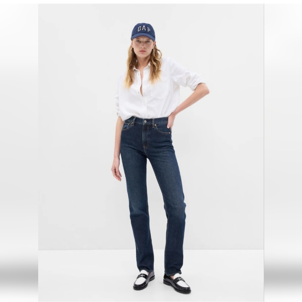 GAP 90s Straight High Rise Jean